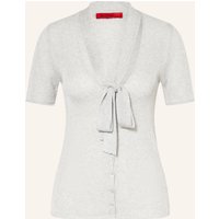 MAX & Co. Strickshirt Maman Mit Schluppe grau