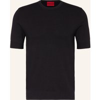 HUGO Strickshirt San Carl schwarz