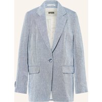 drykorn Blazer Glendale Mit Leinen blau