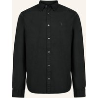 AllSaints Allsaints Hemd Hawthorne Slim Fit schwarz