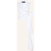 TALBOT RUNHOF Talbot Runhof Wickelbluse weiss