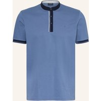 Olymp Olymp Piqué-Poloshirt blau