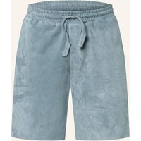 ARMA Arma Ledershorts Pacific blau
