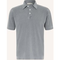 DANIELE FIESOLI Piqué-Poloshirt blau