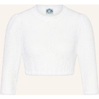 hammerschmid Hammerschmid Dirndlbluse Alina Aus Spitze Mit 3/4-Arm weiss