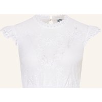 hammerschmid Hammerschmid Dirndlbluse Diana Mit Spitze weiss