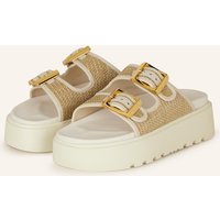 CASADEI Casadei Plateau-Pantoletten Birlkey weiss