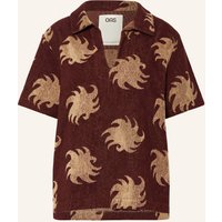 OAS Oas Frottee-Poloshirt Mocha Ember Jaffa braun