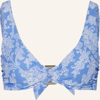 heidi klein Bügel-Bikini-Top Playa Paraiso blau