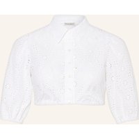 Heimatglück Tracht Heimatglück Tracht Dirndlbluse Janina Aus Lochspitze weiss