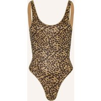Oséree Oséree Badeanzug Animalier Sporty Maillot braun