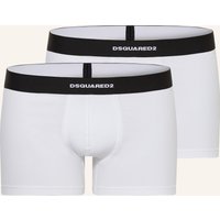 Dsquared2 2er-Pack Boxershorts weiss