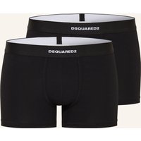 Dsquared2 2er-Pack Boxershorts schwarz