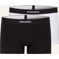 Dsquared2 2er-Pack Boxershorts schwarz