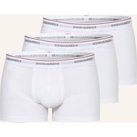 Dsquared2 3er-Pack Boxershorts weiss
