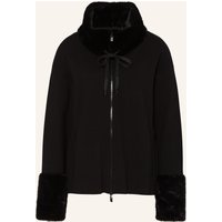 Joseph Ribkoff Joseph Ribkoff Strickjacke Mit Kunstfell schwarz