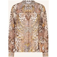 Princess GOES HOLLYWOOD Princess Goes Hollywood Seidenbluse Mit Schmucksteinen braun