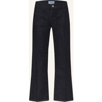CAMBIO Wide Leg Jeans Tess blau