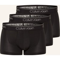 Calvin Klein 3er-Pack Boxershorts Micro Stretch Low Rise schwarz