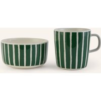Marimekko Marimekko 3-Tlg. Geschirr-Set Oiva/Piccolo gruen