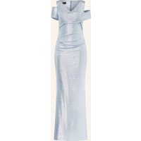 TALBOT RUNHOF Talbot Runhof Abendkleid Mit Glitzergarn silber