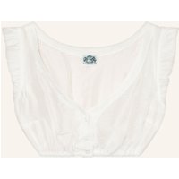 hammerschmid Hammerschmid Dirndlbluse Eveline Mit Rüschen weiss