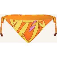 Vilebrequin Vilebrequin Triangel-Bikini-Hose Madrague Flore orange