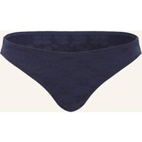Vilebrequin Vilebrequin Basic-Bikini-Hose Jacquard Turtle Monogram Frise blau