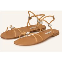 CASADEI Casadei Sandalen Valentina Mit Schmucksteinen beige