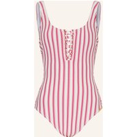 WATERCULT Watercult Badeanzug Seaside Splash rot