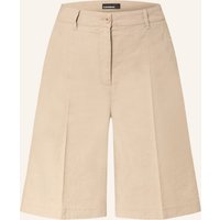 CAMBIO Bermudas Adrienne Mit Leinen weiss
