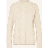 Mrs & HUGS Mrs & Hugs Pullover Mit Cashmere weiss