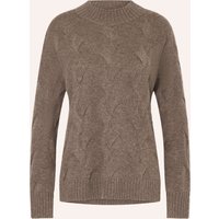 Mrs & HUGS Mrs & Hugs Pullover Mit Cashmere braun