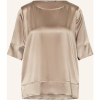 (THE MERCER) N.Y. (The Mercer) N.Y. Blusenshirt Aus Seide Mit 3/4-Arm beige
