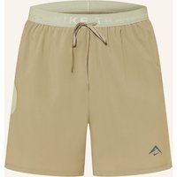 Nike 2-In-1-Laufshorts Trail Brief-Lined grau