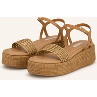 CASADEI Casadei Plateau-Sandalen New Zeppa beige