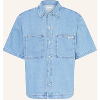 Calvin Klein Jeans Jeanshemd Relaxed Fit blau