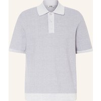 drykorn Strick-Poloshirt Tamian Relaxed Fit blau