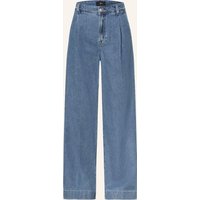7 For All Mankind 7 For All Mankind Wide Leg Jeans Pleated Trouser blau