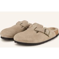Birkenstock Birkenstock Pantoletten Boston Shearling beige