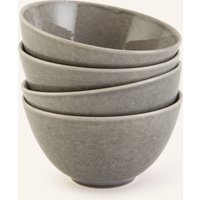 BROSTE COPENHAGEN Broste Copenhagen 4er-Set Schalen Nordic Rain grau