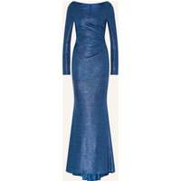 TALBOT RUNHOF Talbot Runhof Abendkleid Mit Glitzergarn blau