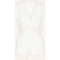 REISS Reiss Blazerweste Whitney Aus Leinen weiss