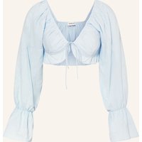 NINETY-9 Ninety-9 Cropped-Bluse Sunseeker blau