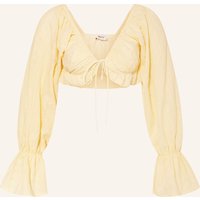 NINETY-9 Ninety-9 Cropped-Bluse Sunseeker gelb