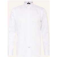 OLYMP SIGNATURE Olymp Signature Smoking-Hemd Tailored Fit Mit Umschlagmanschette weiss