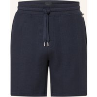 Boss Schlafshorts Structure blau