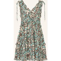 MALINA Malina Kleid Arabella Mit Volants blau