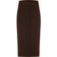Victoria Beckham Victoria Beckham Strickrock Aus Merinowolle braun