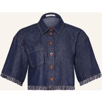 Zimmermann ZIMMERMANN Cropped-Jeansbluse RHIANNON